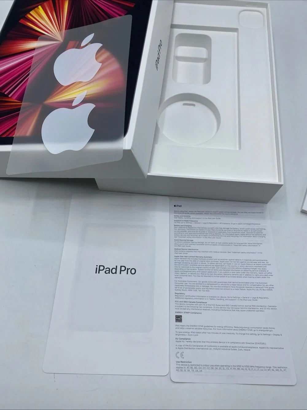 Empty Box for Apple iPad Pro 3rd Gen. 11'' Wi-Fi 256GB Empty box stickers